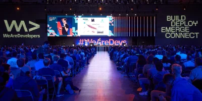 Alexander Goth auf der WeAreDevelopers Konferenz in Berlin